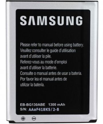 Samsung Galaxy Young 2 EB-BG130BBE Accu: 1300mAh Batterijen
