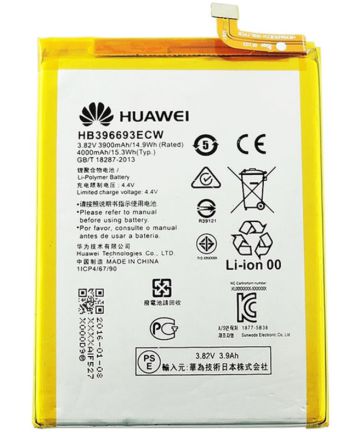 Huawei Mate 8 - HB396693ECW Originele Batterij: 4000mAh Batterijen