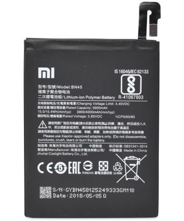 Xiaomi Redmi Note 5 Batterij BN45 3900mAh Batterijen