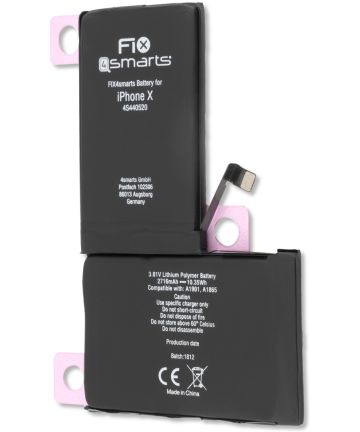 Fix4smarts Gecertificeerde Vervangende Batterij Apple iPhone X Batterijen