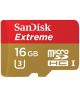 Sandisk Micro SDHC 16GB Xtreme