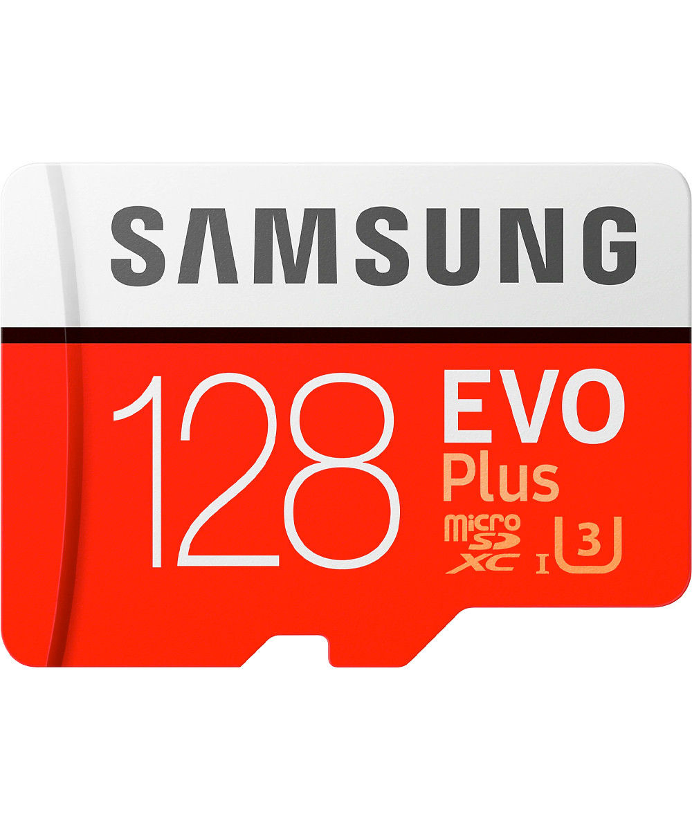 Samsung EVO Plus MicroSDXC Geheugenkaart met Adapter 128GB Rood afbeelding 1