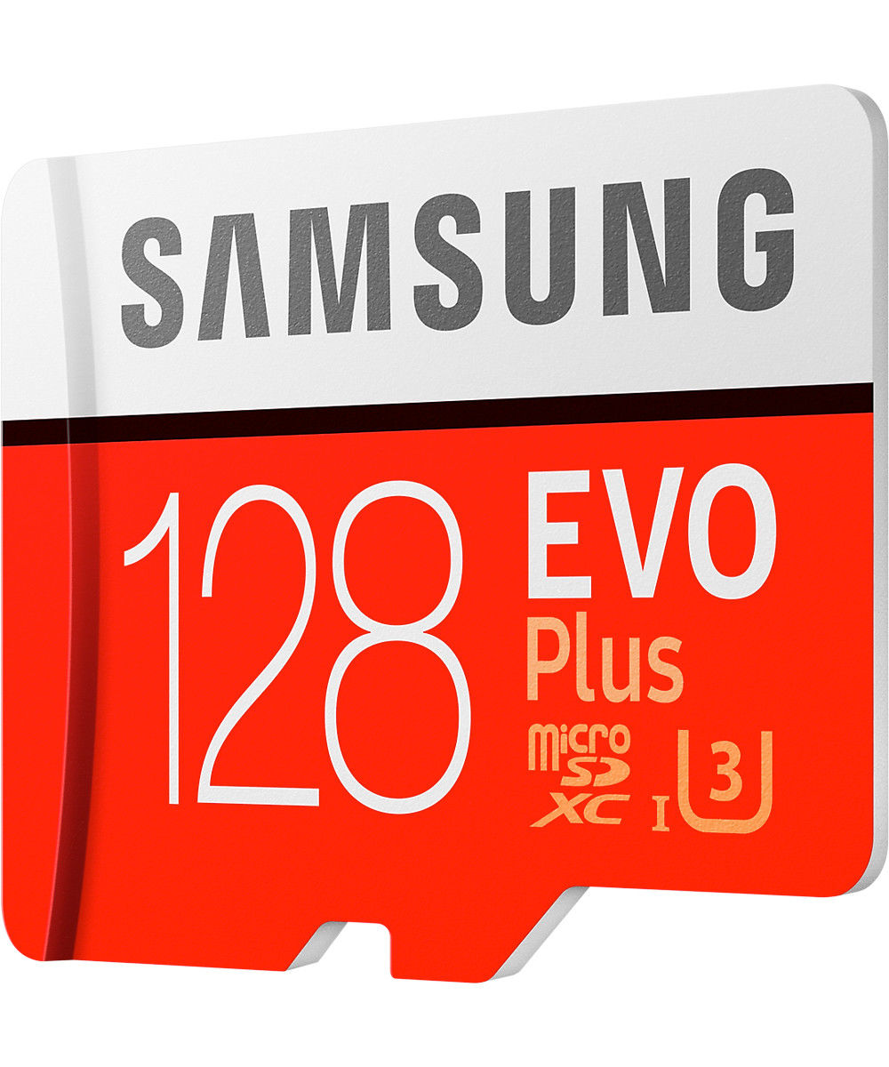 Samsung EVO Plus MicroSDXC Geheugenkaart met Adapter 128GB Rood afbeelding 2
