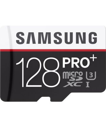 Samsung Pro+ MicroSD 128GB Class 10 UHS-1 U3 Geheugenkaarten