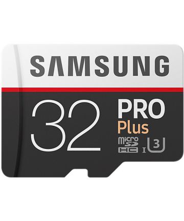 Samsung Pro+ 32GB MicroSD class 10 UHS-I U3 Geheugenkaarten