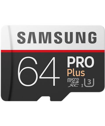 Samsung Pro+ 64GB MicroSD class 10 UHS-I U3 Geheugenkaarten
