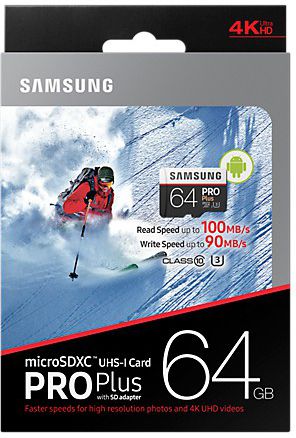 Samsung Pro+ 64GB MicroSD class 10 UHS-I U3 afbeelding 7
