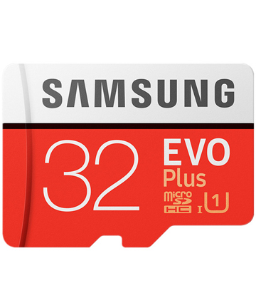 Samsung Evo+ 32GB MicroSD class 10 UHS-I U3 Geheugenkaarten