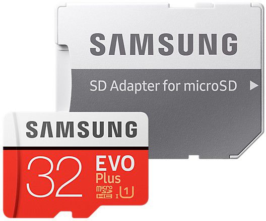 Samsung Evo+ 32GB MicroSD class 10 UHS-I U3 afbeelding 2