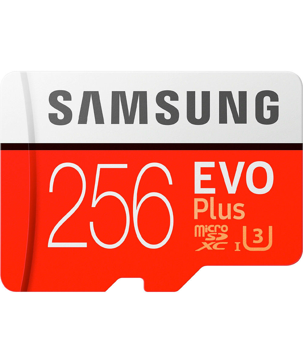 Samsung EVO Plus MicroSDXC Geheugenkaart (2020) met Adapter 256GB Rood afbeelding 1