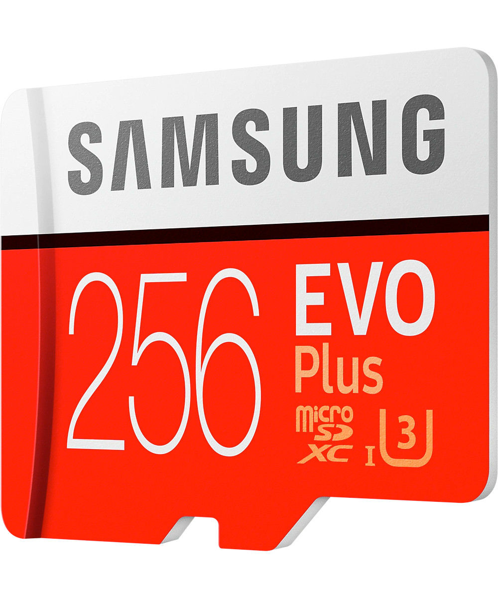 Samsung EVO Plus MicroSDXC Geheugenkaart (2020) met Adapter 256GB Rood afbeelding 2