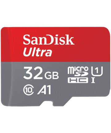 Sandisk Ultra MicroSD kaart 32GB A1 Class 10 Geheugenkaarten