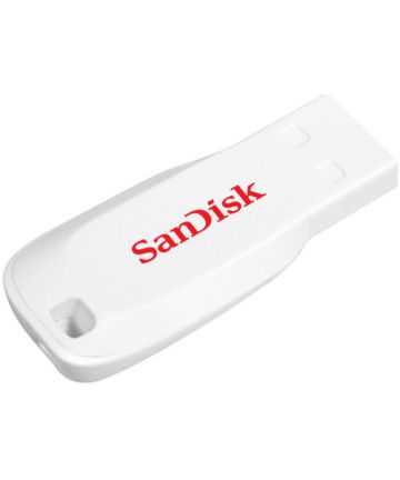 SanDisk Cruzer Blade - USB-stick - 16 GB White Geheugenkaarten
