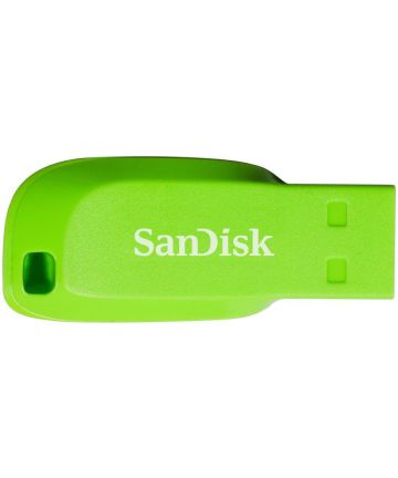 SanDisk Cruzer Blade - USB-stick - 32 GB Groen Geheugenkaarten