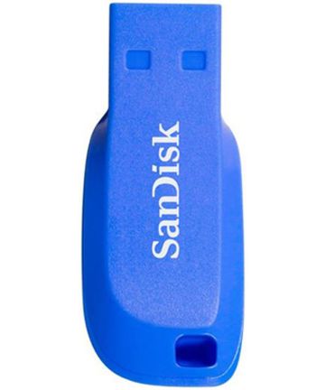 SanDisk Cruzer Blade - USB-stick - 16 GB Blauw Geheugenkaarten