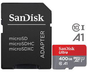 Sandisk Ultra MicroSD kaart 400GB A1 Class 10 afbeelding 2