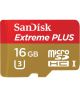 Sandisk Extreme Plus 16GB MicroSD kaart