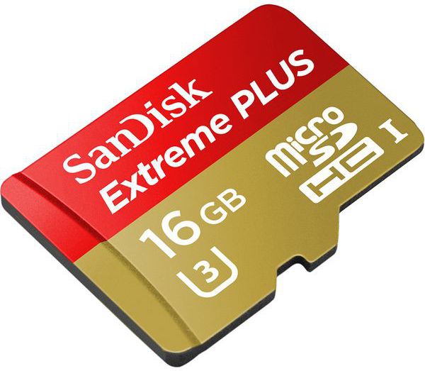 Sandisk Extreme Plus 16GB MicroSD kaart afbeelding 1