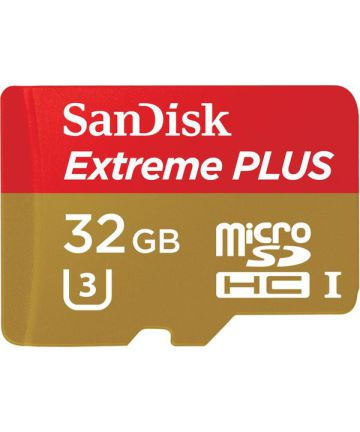 Sandisk Extreme Plus 32GB MicroSD kaart Geheugenkaarten