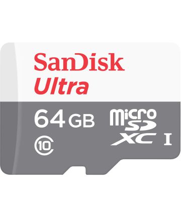 Sandisk Ultra microSDHC kaart: 64GB Geheugenkaarten
