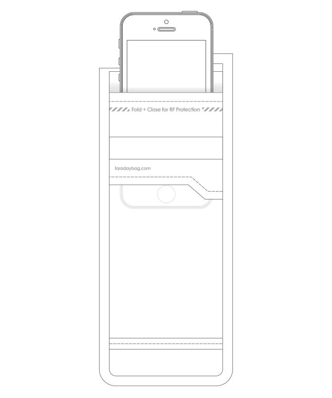Disklabs Faraday Bag Phone Shield 2 (PS2) Met Window afbeelding 2