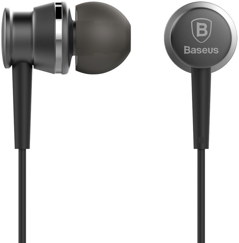 Baseus Lark Universele Bedrade In-Ear Oordopjes 3.5mm Jack Grijs afbeelding 3
