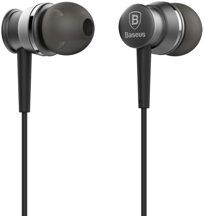 Baseus Lark Universele Bedrade In-Ear Oordopjes 3.5mm Jack Grijs afbeelding 4