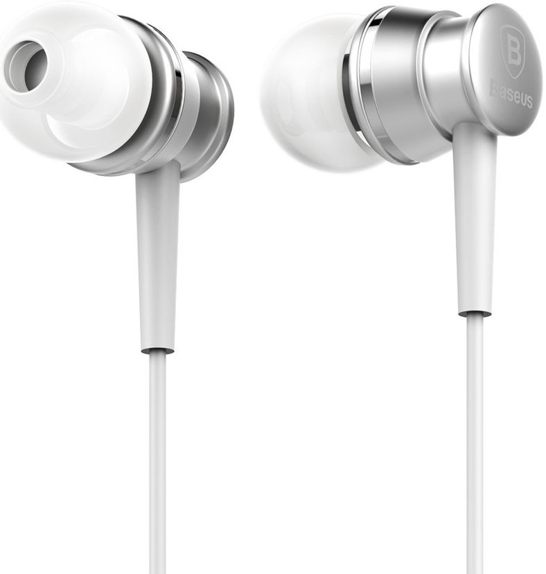 Baseus Lark Universele Bedrade In-Ear Oordopjes 3.5mm Jack Wit afbeelding 2