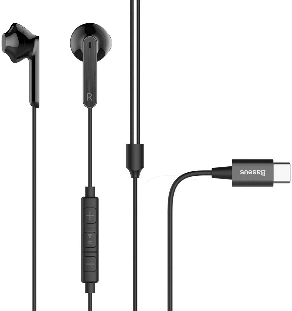 Baseus Encok USB-C Headset Zwart afbeelding 1