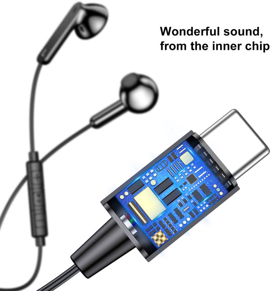 Baseus Encok USB-C Headset Zwart afbeelding 3