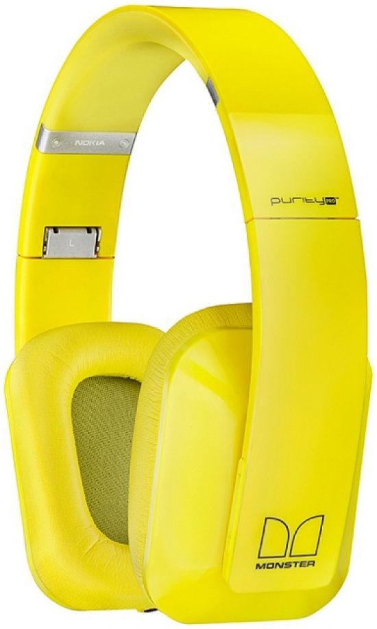Nokia WH-930 Purity Monster HD On-Ear Headset Geel afbeelding 2