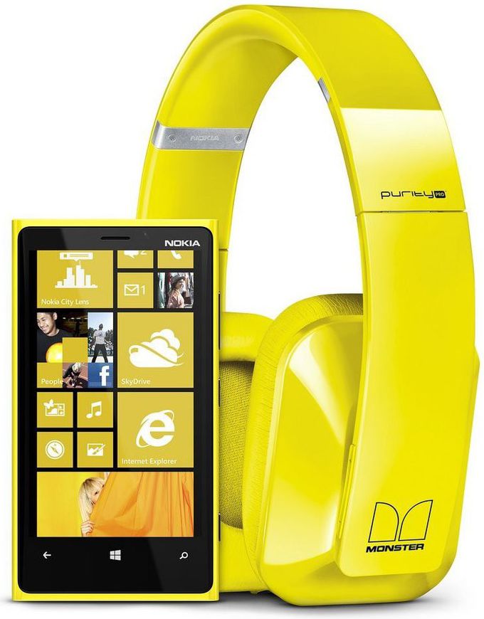 Nokia WH-930 Purity Monster HD On-Ear Headset Geel afbeelding 3