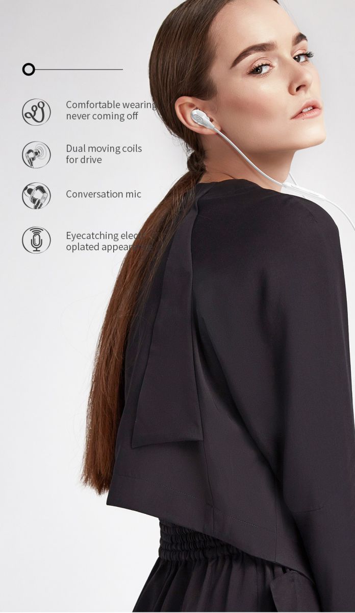 Baseus Encok H10 In-Ear Universele Bedrade Oordopjes 3.5mm Jack Zwart afbeelding 9