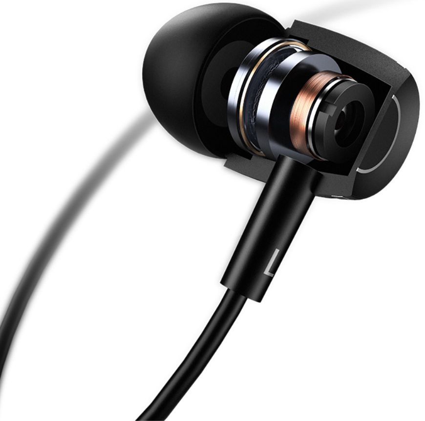 USAMS Mega Bass In-Ear Bedrade Oortjes Universeel (3.5mm Jack) Zwart afbeelding 2