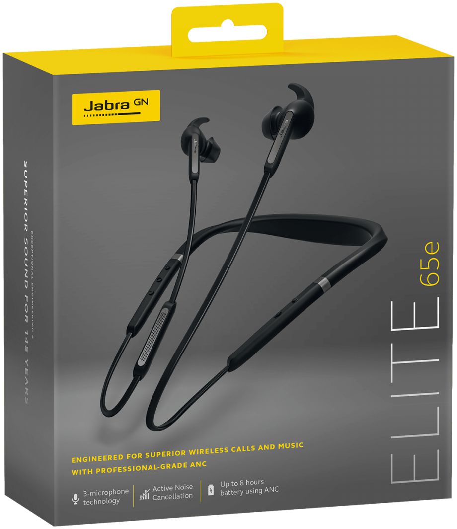 Jabra Elite 65e Bluetooth Headset Titanium Black afbeelding 5