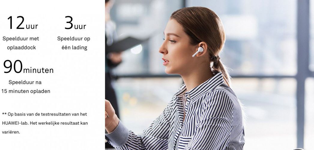 Huawei FreeBuds Lite Zwart afbeelding 19
