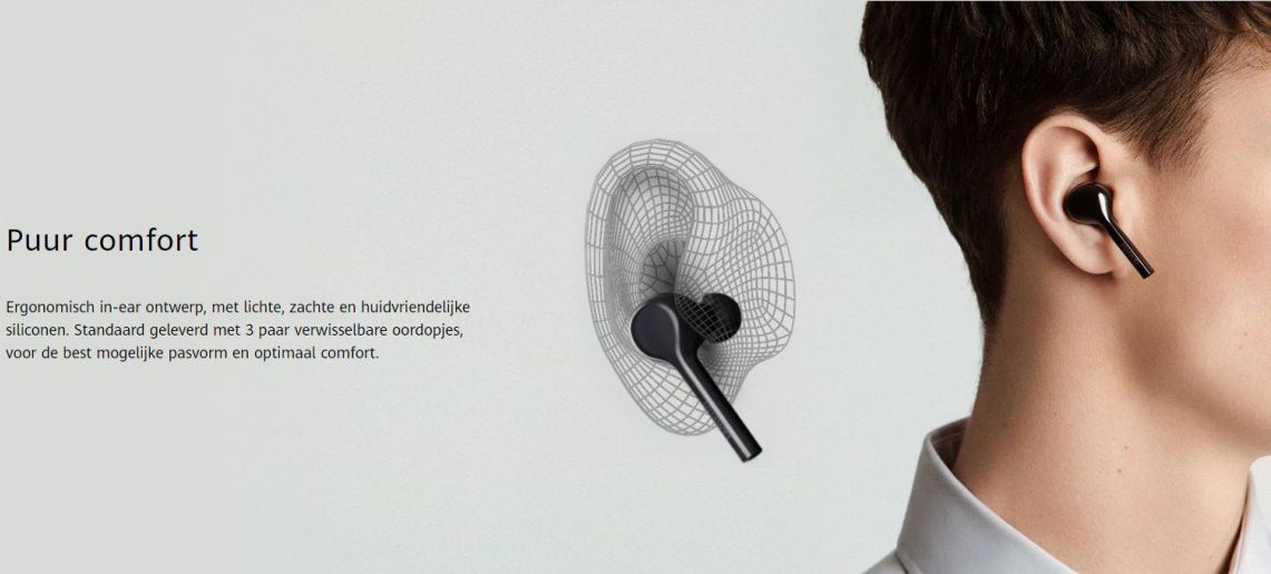 Huawei FreeBuds Lite Wit afbeelding 10