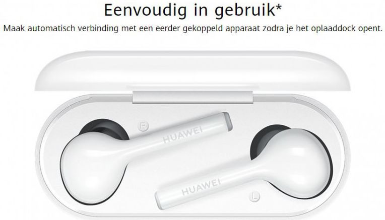 Huawei FreeBuds Lite Wit afbeelding 12