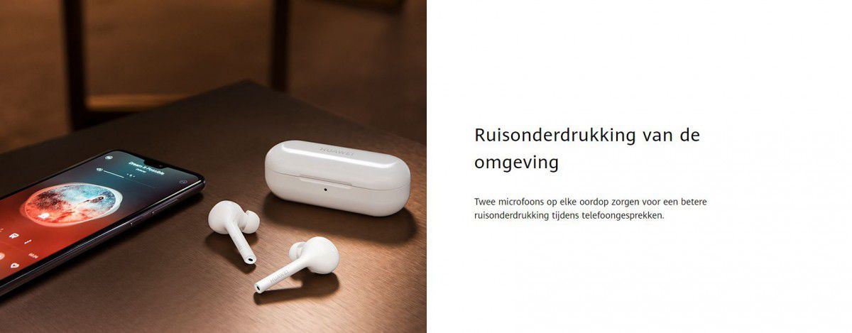 Huawei FreeBuds Lite Wit afbeelding 18