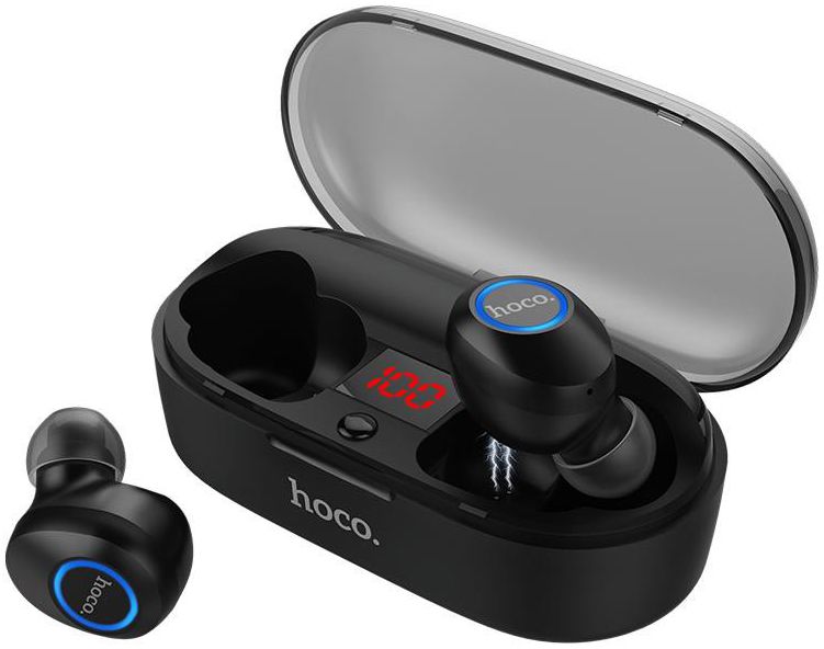Hoco Joyous Draadloze Oordopjes In-Ear Zwart afbeelding 1
