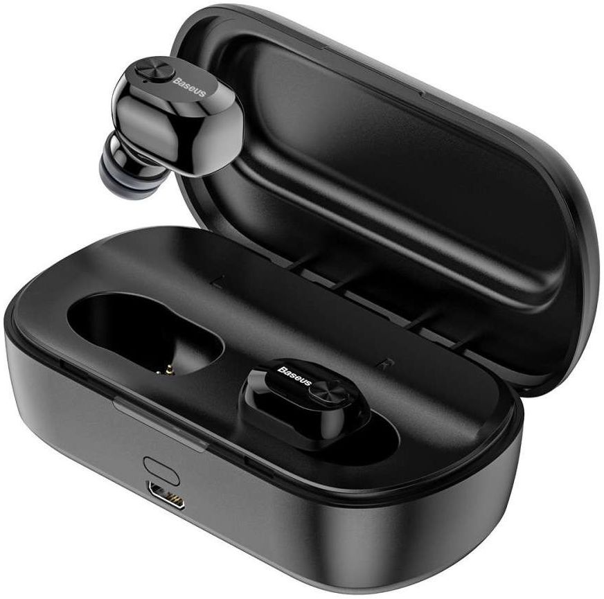 Baseus Encok W01 Draadloze Oordopjes True Wireless Headset Zwart afbeelding 4