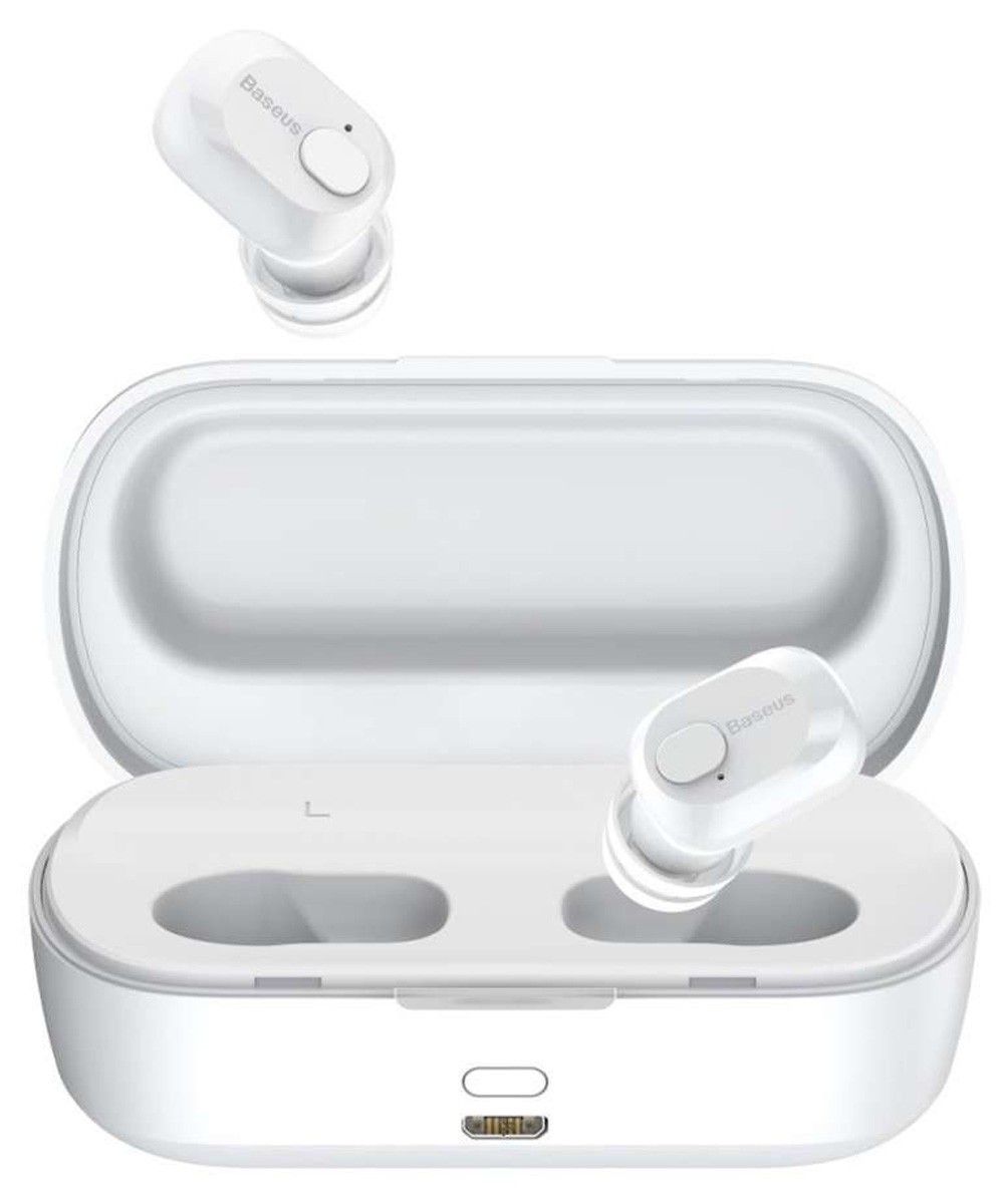 Baseus Encok W01 Draadloze Oordopjes True Wireless Headset Wit afbeelding 1