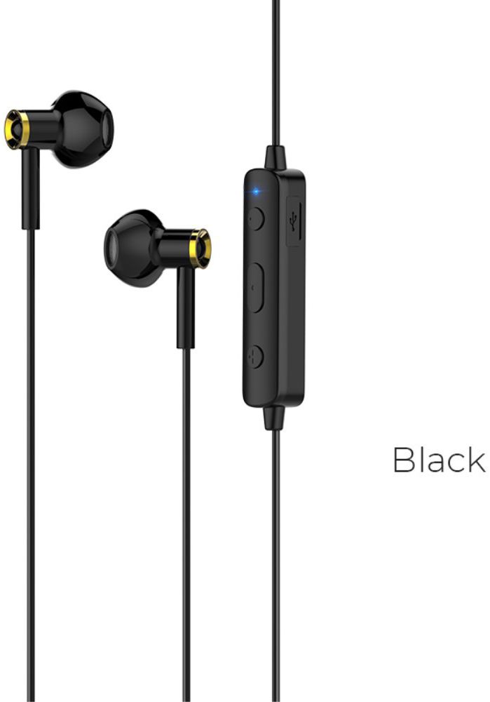 Hoco Wonderful Sports Series Bluetooth Headset Zwart afbeelding 4