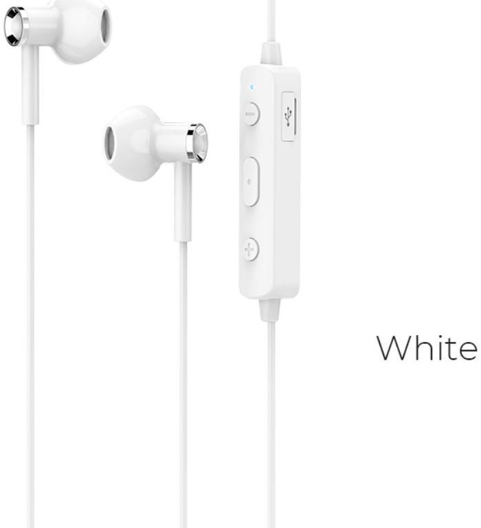 Hoco Wonderful Sports Series Bluetooth Headset Wit afbeelding 4