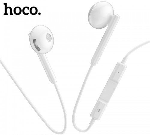 Hoco USB-C In-Ear Headset met Microfoon Wit afbeelding 2