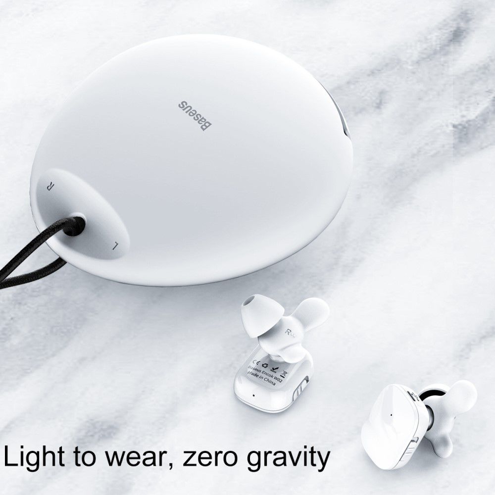 Baseus Encok W02 True Wireless Headset Wit afbeelding 12