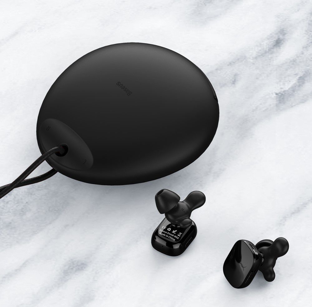 Baseus Encok W02 True Wireless Headset Zwart afbeelding 2