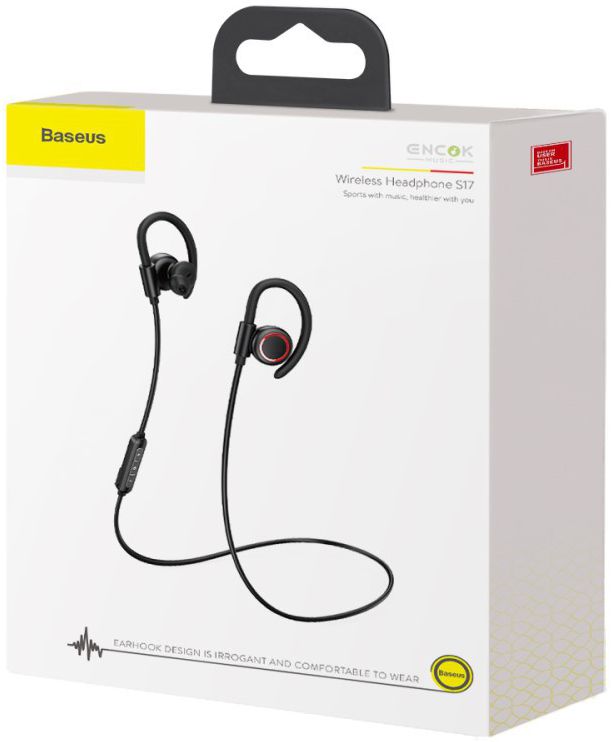 Baseus Encok S17 Draadloze Sport Oordopjes Zwart afbeelding 29