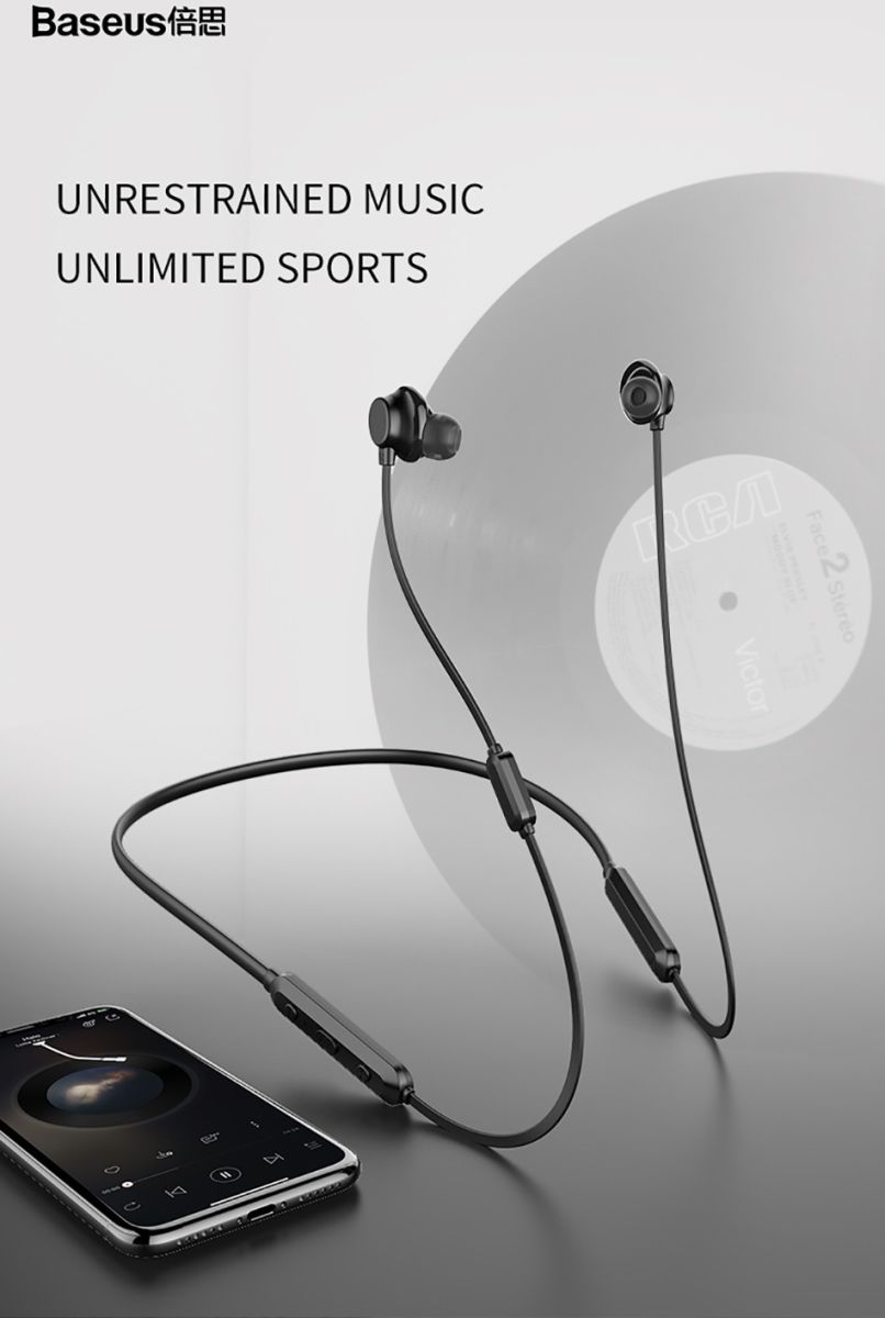 Baseus Encok S11 Draadloze In-Ear Sport Oordopjes Wit afbeelding 7