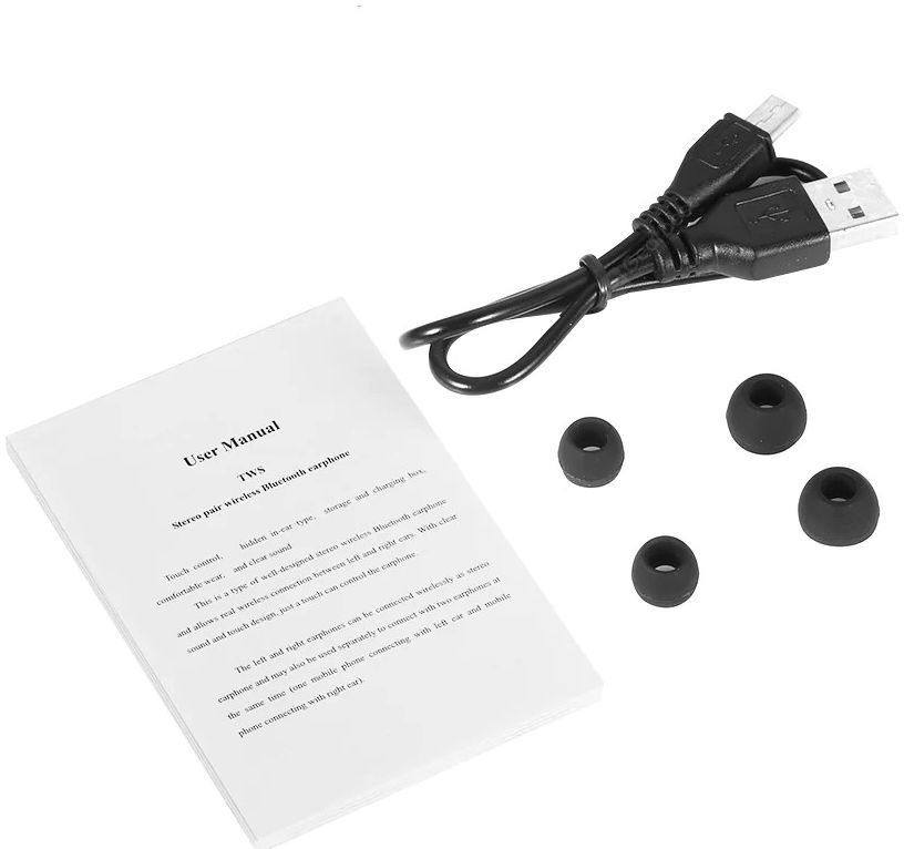 Draadloze Oordopjes Waterdicht met Oplaadbox Zwart afbeelding 12